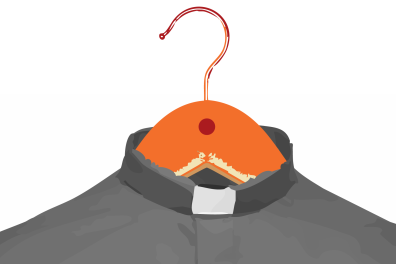 clerical shirt coathangar